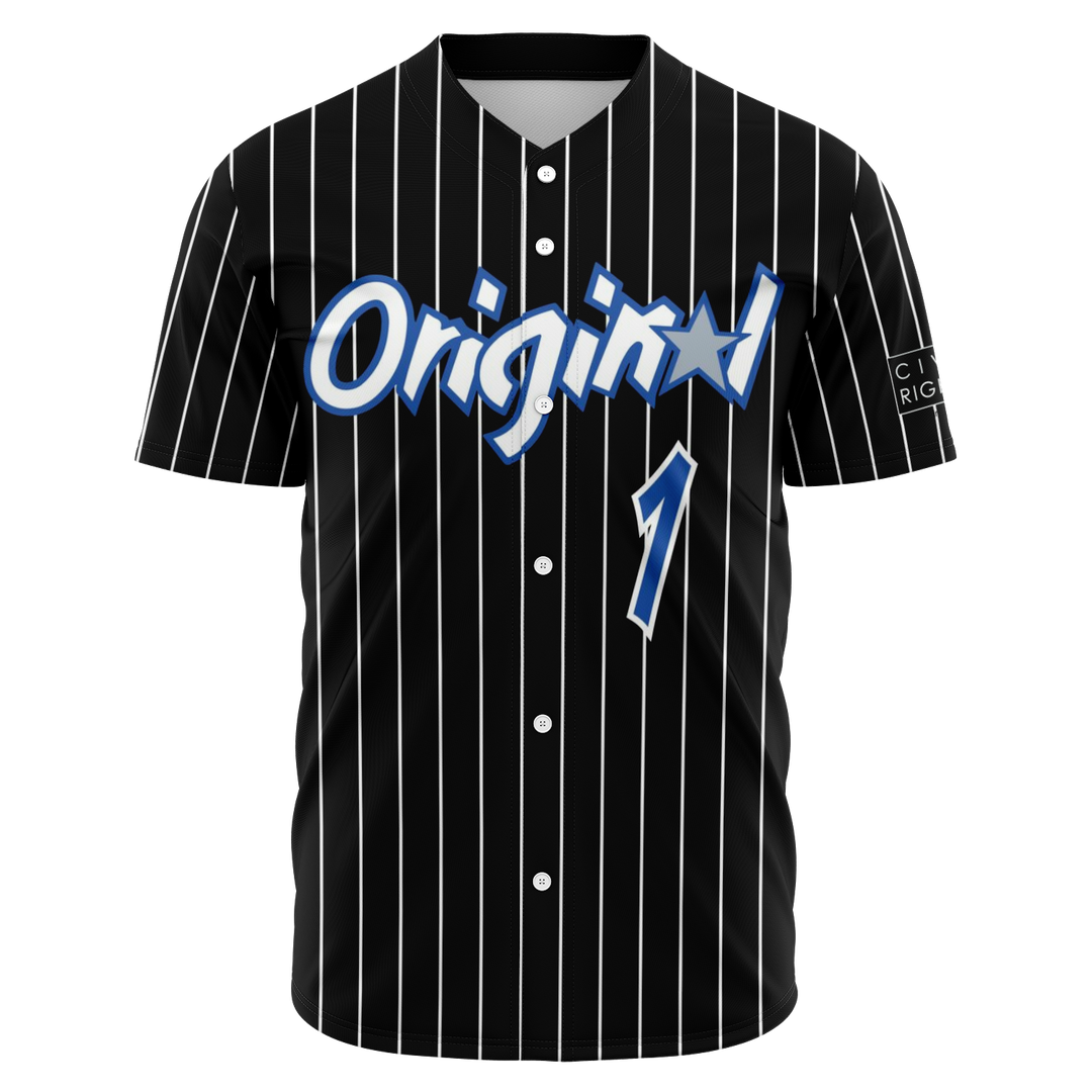 Original People Orlando Magic Malcolm X Black Panther Baseball Jersey Civilly Righteous Clothing