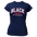 Black Colleges - Navy, Red, and White - Women's T Shirt