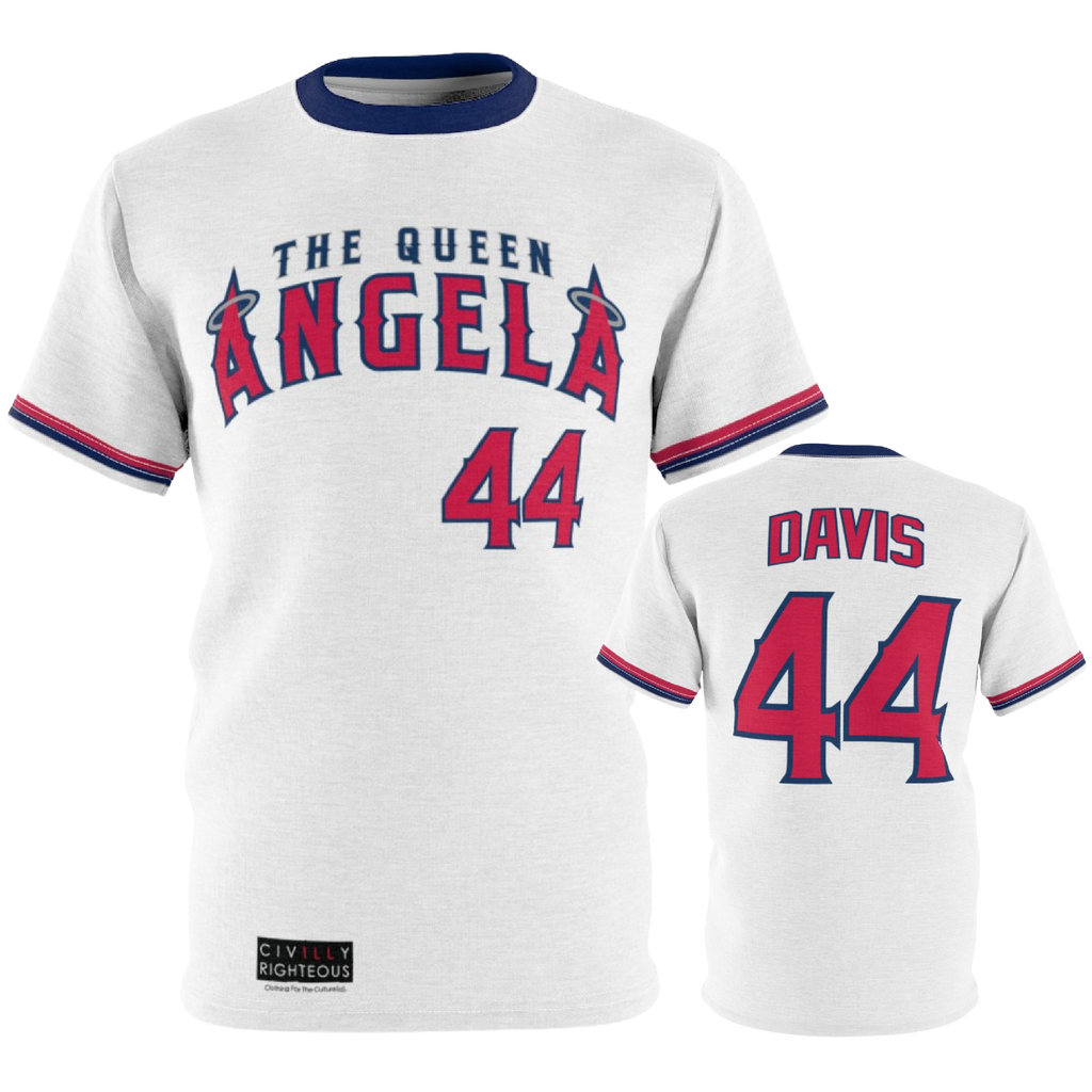 Black Panther Angela Davis Baseball Jersey XL