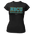 HBCU Educated - Black, Gold, and Columbia Blue - Women's T Shirt