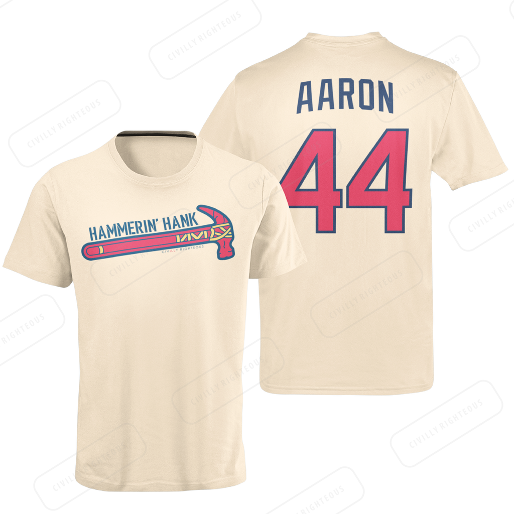 Hammerin' Hank Aaron 44 T-shirt, hoodie, sweater, long sleeve and tank top